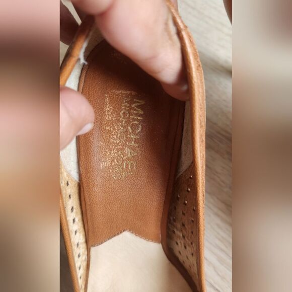 Michael Michael Kors Open Toe Pump in Tan Size 9.5 - Picture 13 of 14